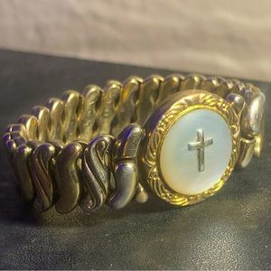 Vintage 1940’s Gold Speidel Sweetheart Expansion Bracelet